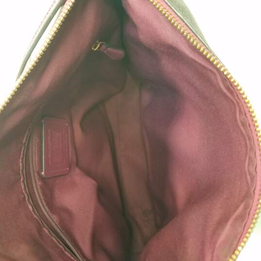 Buy the Coach Marlon Leather Hobo Signature Canvas Brown/Pink