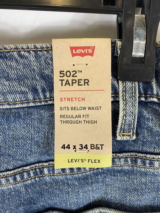 Levi's 502 Men Taper Blue Jeans 44BT NWT image number 5