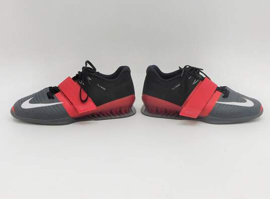 Nike Romaleos 3 University Red Dark Grey Men's Shoe Size 12.5 image number 5
