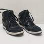 Nike Force Sky High Black Hidden Wedge Casual Sneakers Women's Size 8 image number 3