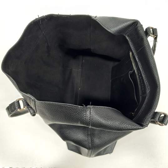 Steve Madden Black Leather Purse image number 6