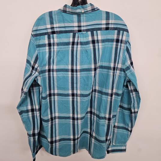 Prince & Fox Blue Plaid Button Up image number 2