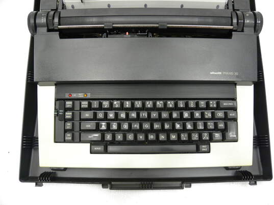 Vintage Olivetti Praxis 30 Portable Electric Typewriter image number 4