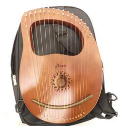 Donner Brand DLH-003 Model 16-String Lyre Harp w/ Case and Accessories