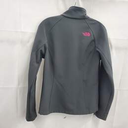 The North Face Women's Apex Bionic Pink Ribbon Gray Full Zip Jacket Size Small alternative image