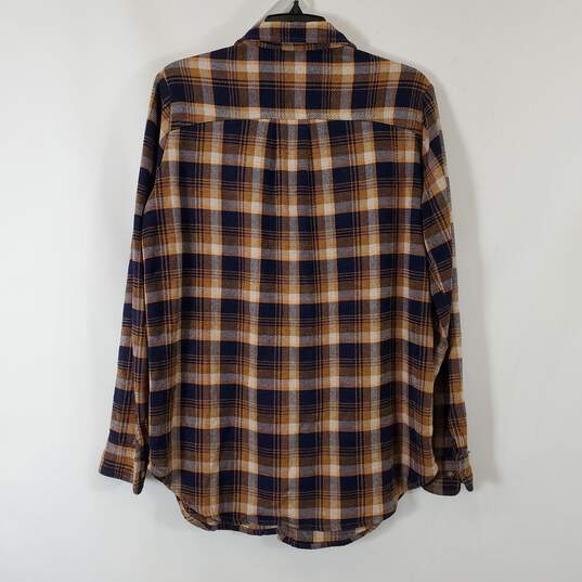 Free People Women's Plaid Long Sleeve SZ S image number 6