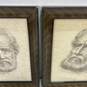 Lot of 2 Peter and James the Greater Print by FUENTES DE SALAMANCA Framed image number 5