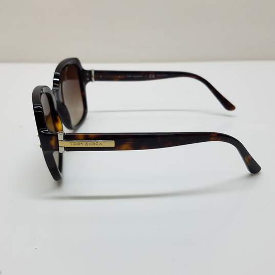 Tory Burch Brown Tortoise Sunglasses image number 2