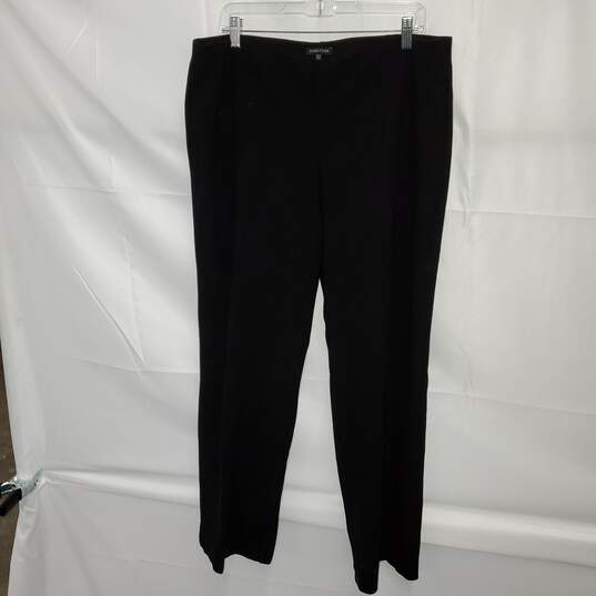 Eileen Fisher Black Stretch Pants Women's Size XL image number 1