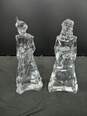 Pair of Mikasa Crystal King Figurines image number 1