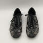 Womens Katelyn Black Gray Signature Print Lace-Up Sneaker Shoes Size 7 image number 2