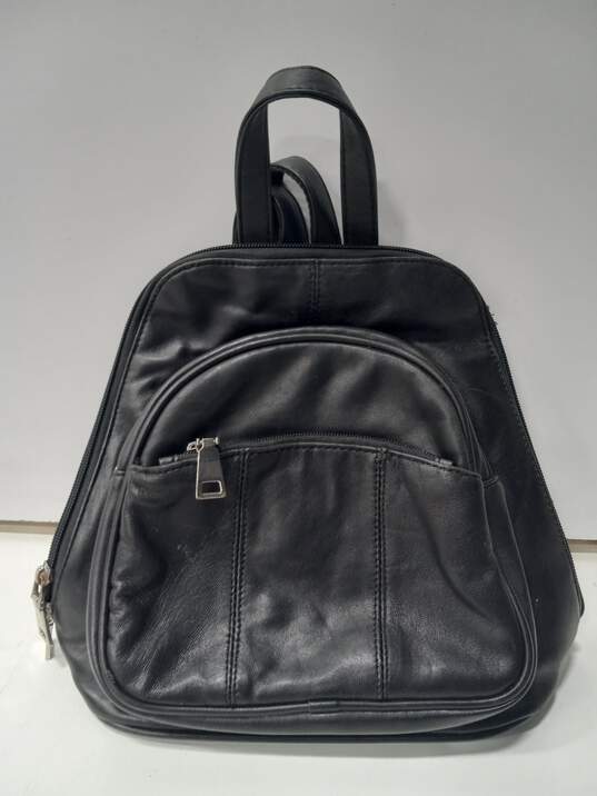 Wilsons Leather Black Mini Backpack image number 1