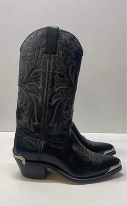 Texas Black Leather Western Boots Men's Size 8.5 EE