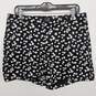 Black Floral Classic-Fit Knit Pull-On Short image number 1
