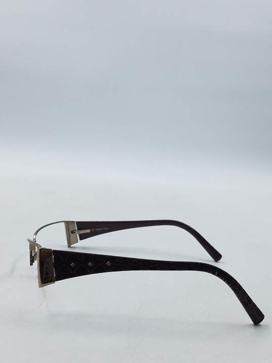 Escada Gold Rimless Eyeglasses image number 4