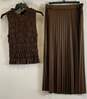 Marc NY Women's Brown 2 Piece Skirt Set- S NWT image number 1
