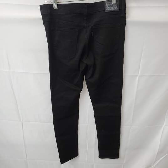 Women's Levi 311 Shaping Skinny Jeans Black Size 30 image number 6