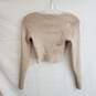 Abercrombie & Fitch Long Sleeve Button Up Crop Sweater Top NWT Size XS image number 2