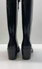 Marc Jacobs Rubber Tall Rain Pump Boots Black 6.5 image number 4