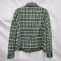 Vertigo Paris WM's Polyester Green Checkered Double Breast Jacket Size XL image number 2