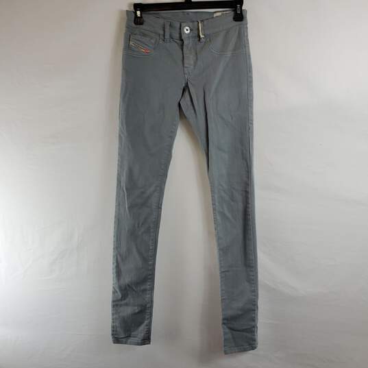 Diesel Women Grey Jeans Sz 26 NWT image number 1
