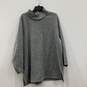 Lands' End Womens Gray Knitted Mock Neck Long Sleeve Pullover Sweater Size 2X image number 1