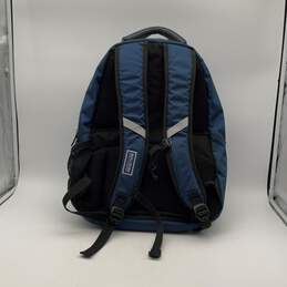 Kenneth Cole Mens Blue Adjustable Shoulder Zipper Pockets Strap Backpack alternative image
