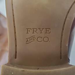 Frye Jolie Cognac Brown Leather Zip Knee High Boots Women's Size 7.5M alternative image