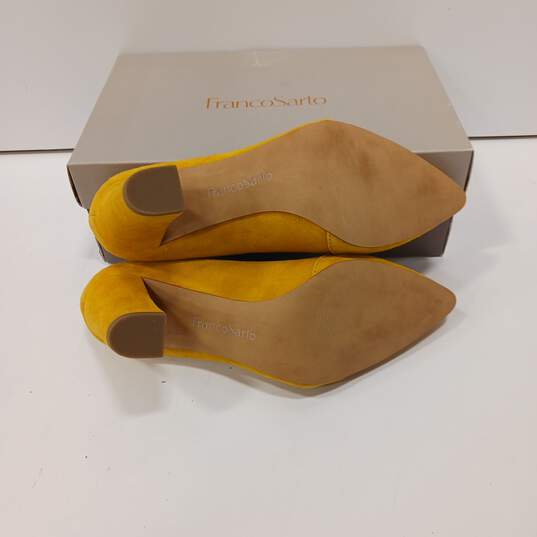 Franco Sarto Women's Yellow Heels Size 8 image number 5