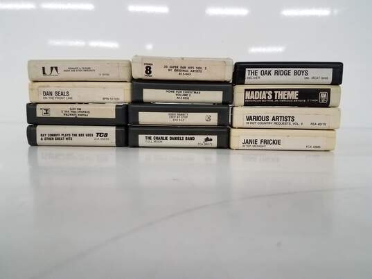 12 VTG Mixed Lot of 8-Track Tapes Untested image number 1