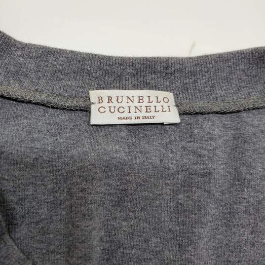 Brunello Cucinelli Cotton Blend Sleeveless Top Size 3XL image number 3