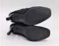 Isaac Mizrahi Black Zip Up Stiletto Boots Ella Knee High Stretch Women's Size: 6.5 US image number 4