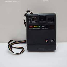 Vintage Kodak Colorburst 50 Instant Film Polaroid Camera With Strap Untested
