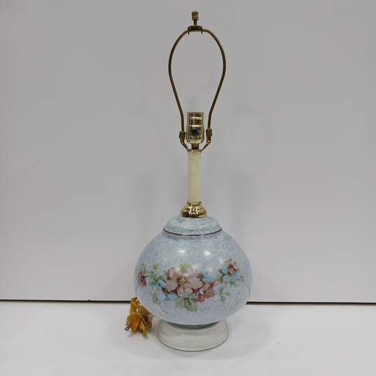 Vintage Ceramic Ginger Jar Style Table Lamp image number 1