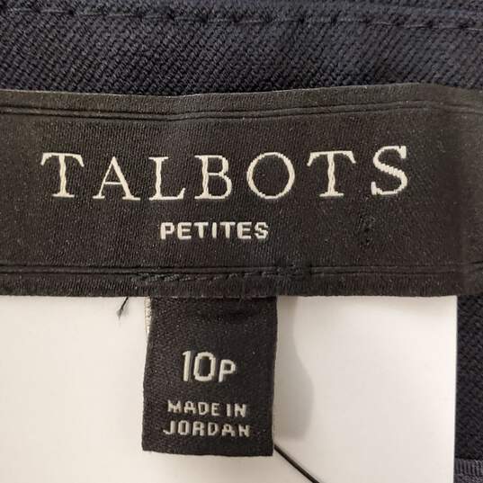 Talbots Women Black Pants Sz 10P NWT image number 3