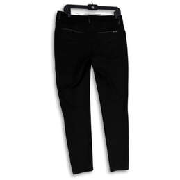 Womens Black Denim Dark Wash Stretch Pockets Slim Fit Skinny Jeans Size 8 alternative image