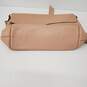 Calma Handcrafted Beige Pebblestone Leather Crossbody Bag image number 4
