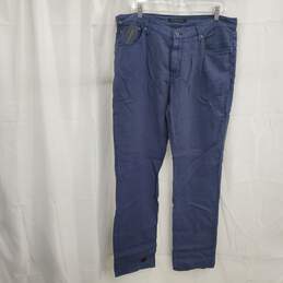 John Varvatos Men's Straight Leg Blue Pants Size 34 NWT