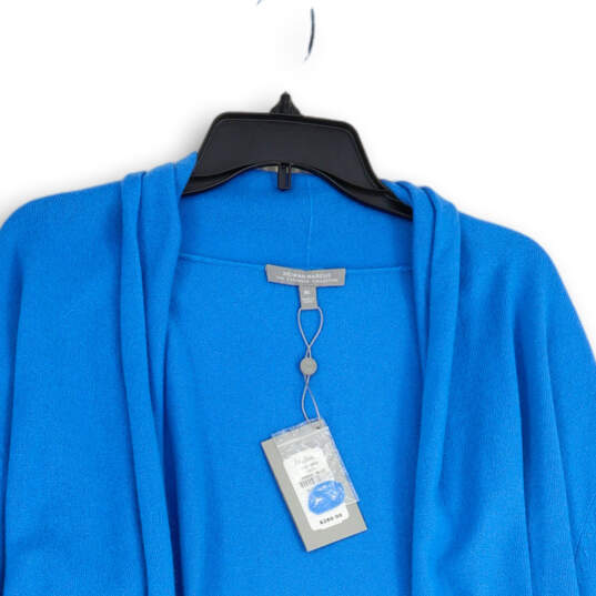 NWT Womens Blue Long Sleeve Open Front Cardigan Sweater Size X-Large image number 3