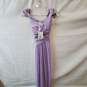 David's Bridal Long Lavender Dress Size 4 image number 1