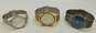 3 Skagen Titanium Silver Tone & Two Tone Mesh Quartz Watches 128.3g image number 1