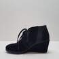 Franco Sarto Black Suede Wedge Ankle Boots Women's Size 8.5 M image number 2