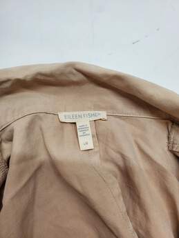 Eileen Fisher Long Sleeveless Tan Vest Women's Size L alternative image