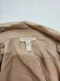 Eileen Fisher Long Sleeveless Tan Vest Women's Size L image number 2