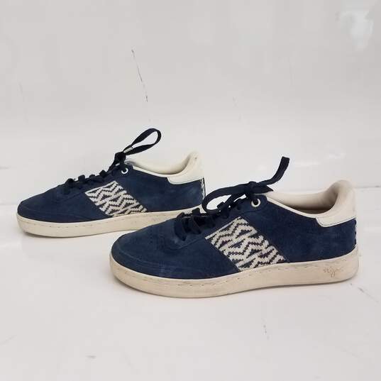 N'Go Blue Suede Sneakers Size 7 image number 2
