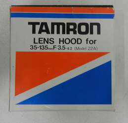 Tamron Lens Hood For 35-135mm f 3.5-4.5 Adaptable Lens Model 22A IOB