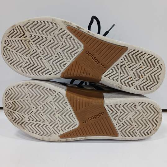 Adidas Originals Tyshawn Men's Black & Gold Skateboard Shoes Size 7 image number 5