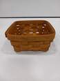 Small Longaberger Hand Woven Basket image number 1