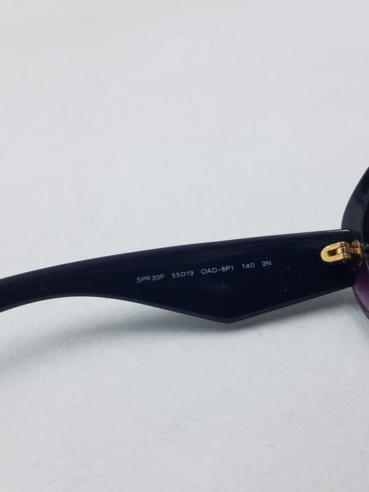 Prada Gradient Lilac Oval Sunglasses image number 7