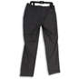 NWT Womens Black Flat Front Pockets Straight Leg Golf Chino Pants Size 12 image number 2